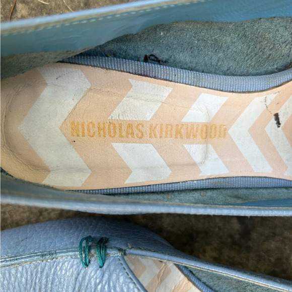 Nicholas Kirkwood Blue Beya Flat Loafer, size 38 - Picture 11 of 15